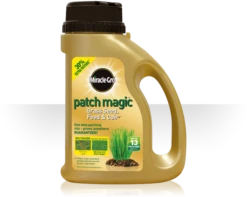 MIRACLE GRO PATCH MAGIC GRASS SEED, FEED & COIR 1015G SHAKER JAR