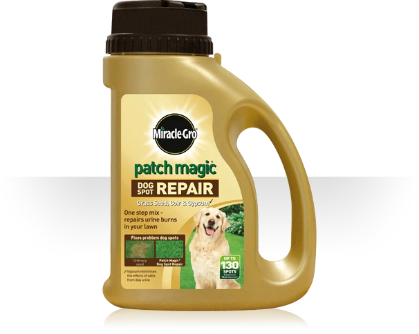 MIRACLE GRO PATCH MAGIC DOG SPOT REPAIR GRASS SEED & COIR 1293G SHAKER JAR 1 MIRACLE GRO PATCH MAGIC DOG SPOT REPAIR GRASS SEED & COIR 1293G SHAKER JAR