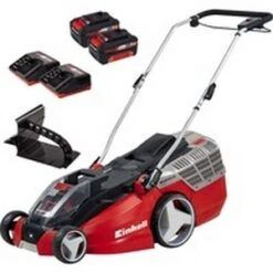 Einhell GE-CM 43LI Power X-Change Cordless Lawnmower 43cm 36 Volt 2 X 18V 4.0Ah Li-Ion