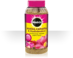 MIRACLE GRO AZALEA, CAMELLIA & RHODODENDRON CONTINUOUS RELEASE PLANT FOOD 900GRM