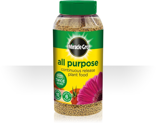 MIRACLE GRO ALL PURPOSE CONTINUOUS RELEASE PLANT FOOD 1KG 1 MIRACLE GRO ALL PURPOSE CONTINUOUS RELEASE PLANT FOOD 1KG
