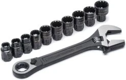 Crescent Pass-Thru™ Adjustable Wrench Set, 11 Piece