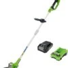 Greenworks G24LT30MK2 Cordless Strimmer Wheeled Lawn Edger