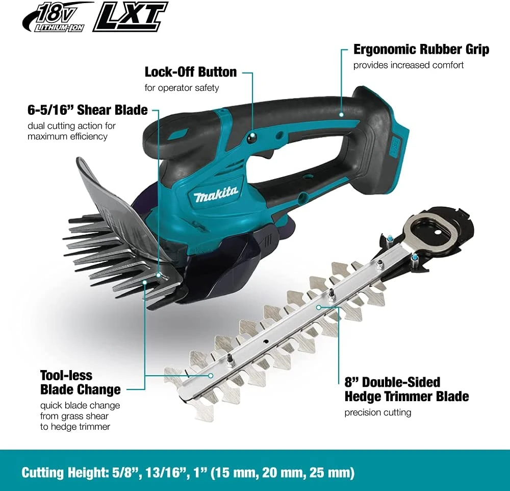 Makita DUM604ZX 18v Grass Shear & Hedge Cutter Body Only, Blue 2 Makita DUM604ZX 18v Grass Shear & Hedge Cutter Body Only, Blue - Image 2