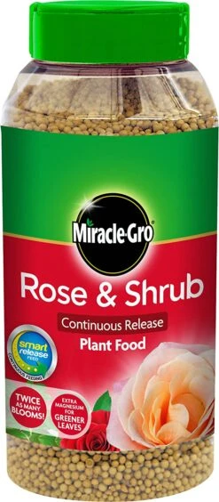 MIRACLE-GRO SLOW RELEASE ROSE & SHRUB FOOD 900GRM