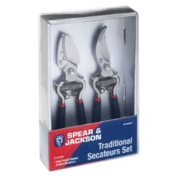 SPEAR AND JACKSON TRADITIONAL BYPASS AND ANVIL SECATEURS SET CUTTINGSET8