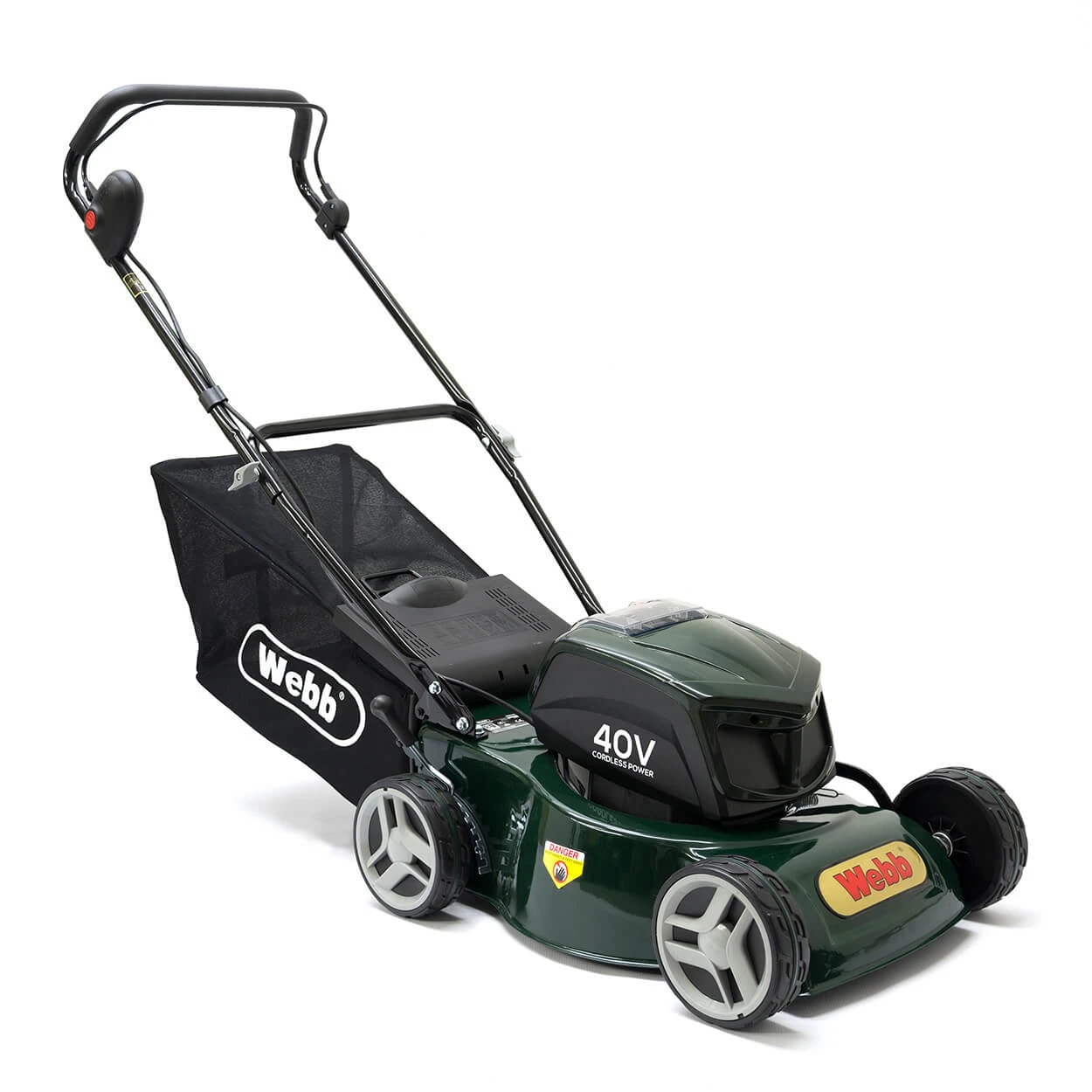 Webb Supreme 41cm Cordless Rotary Mower WER16LIHP 1 Webb Supreme 41cm Cordless Rotary Mower WER16LIHP